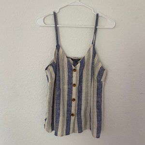 Button Down Tank Top
